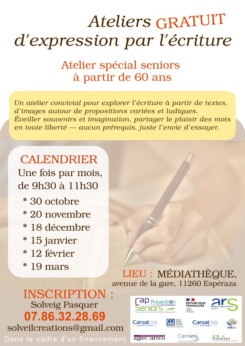 Affiche ateliers écriture seniors 2025 jpeg.jpeg
